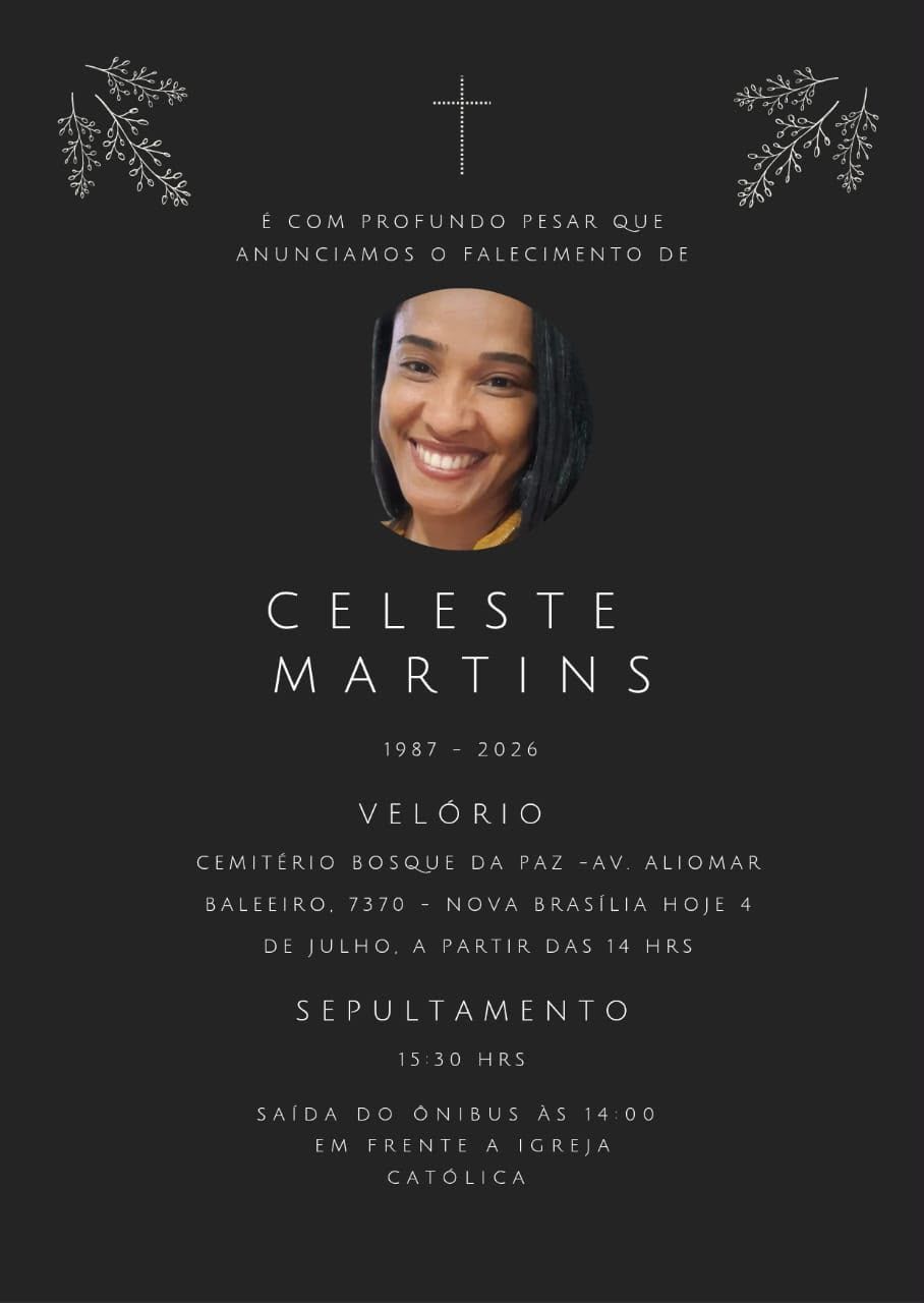 O caso envolvendo Celeste Martins &eacute; tratado inicialmente como feminic&iacute;dio, crime previsto no C&oacute;digo Penal quando o assassinato de uma mulher ocorre em raz&atilde;o da condi&ccedil;&atilde;o de g&ecirc;nero/Foto: Reprodu&ccedil;&atilde;o&nbsp;
