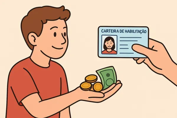 Governo prevê redução de até 80% no custo da CNH. Foto: Imagem gerada por Chat GPT