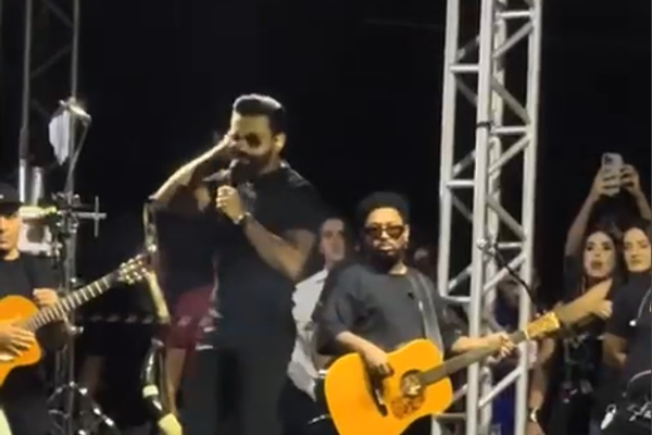 Pablo pediu para que fã fosse retirada do show. Foto: Reprodução / Redes Sociais