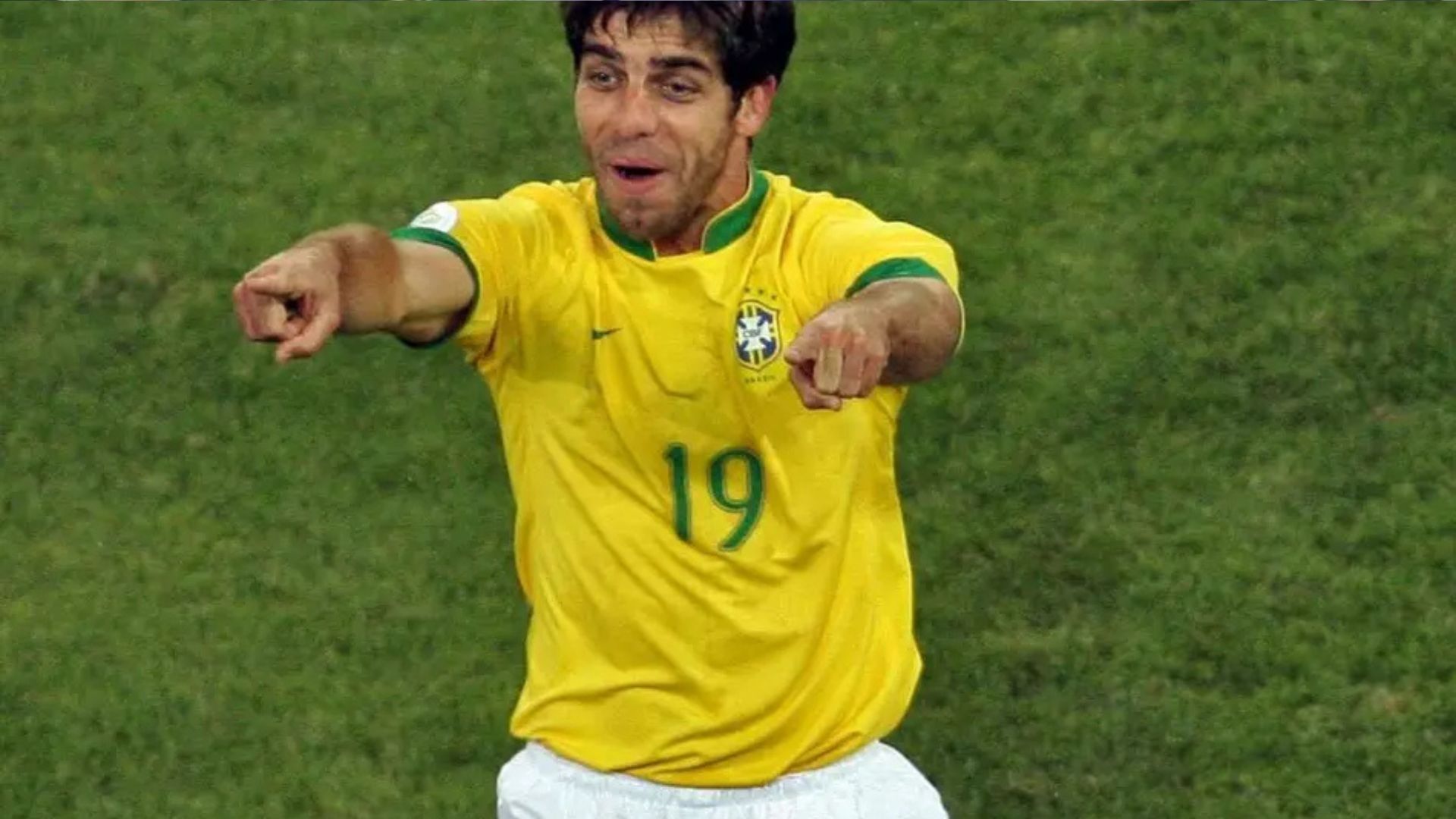 Juninho Pernambucano pela seleção brasileira. Foto: Divulgação
