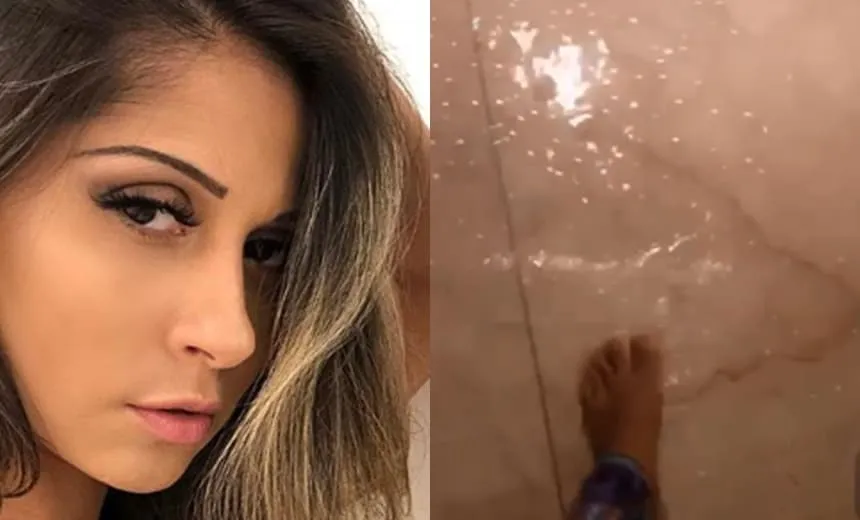 Após temporal no Rio, Mayra Cardi filma casa alagada: “arregaçou tudo”; assista