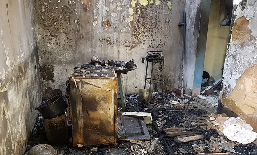 Federação: idoso esquece panela no fogão, dorme e morre carbonizado 
