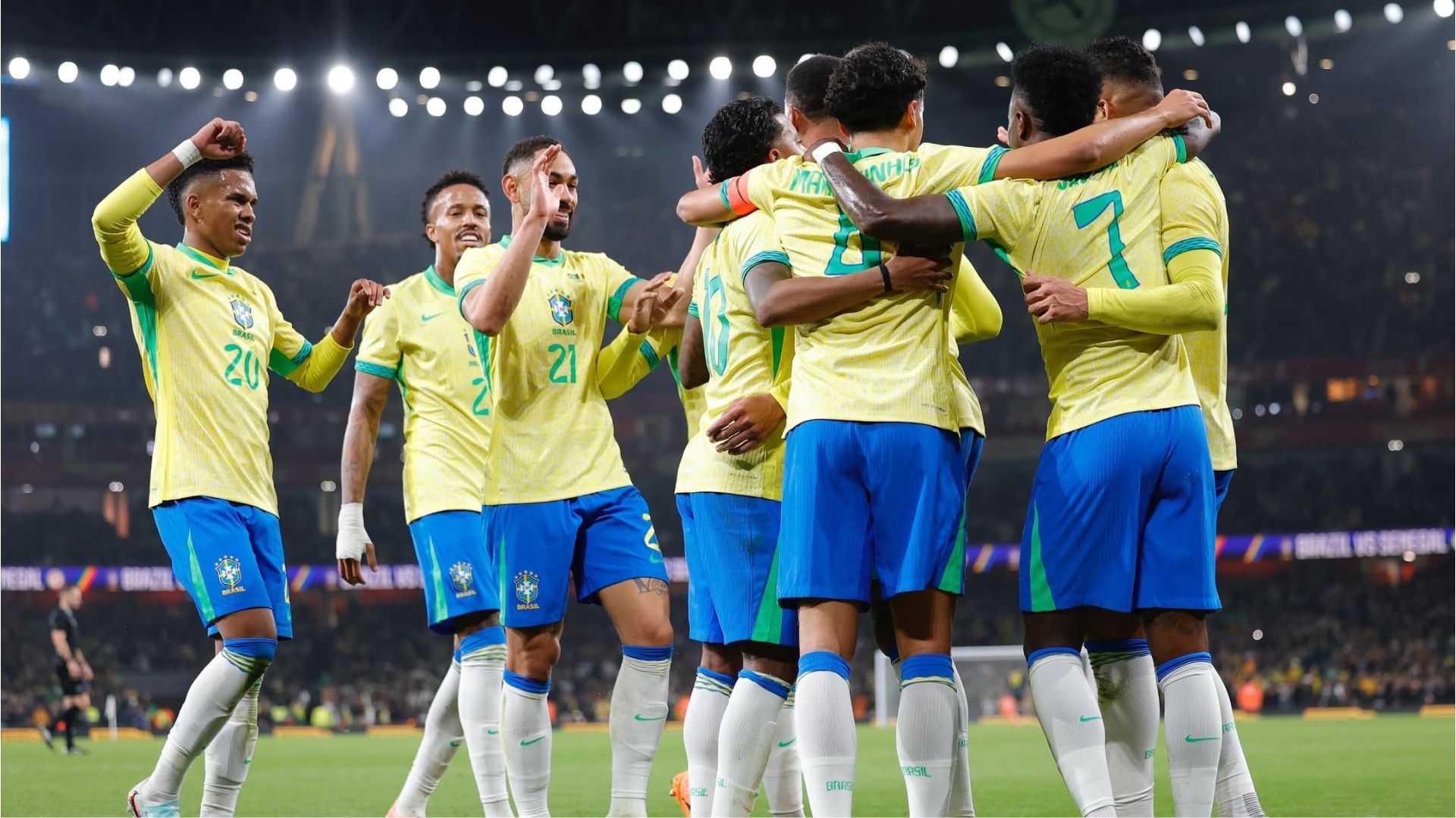 Brasil derrotou o Senegal por 2 a 0 no sábado (15) | Foto: Rafael Ribeiro/CBF