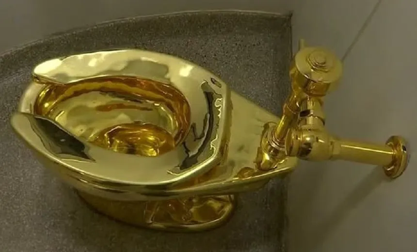 Vaso sanitário de ouro é roubado de palácio no Reino Unido