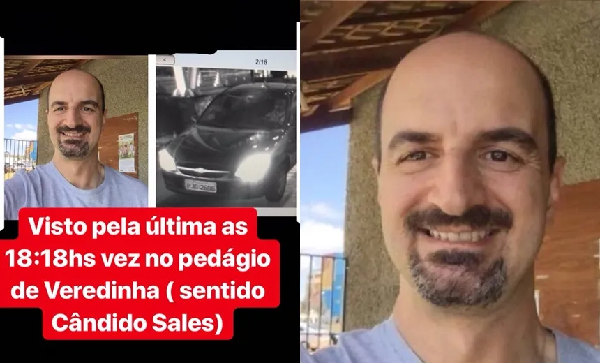 BUSCA: Família procura por homem que desapareceu em estrada próximo a Cândido Sales