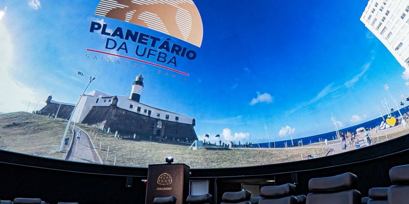 O Planetário da UFBA é o primeiro equipamento do tipo inaugurado em Salvador, ampliando a rede de espaços de divulgação científica no estado/Foto: Divulgação/Ufba 