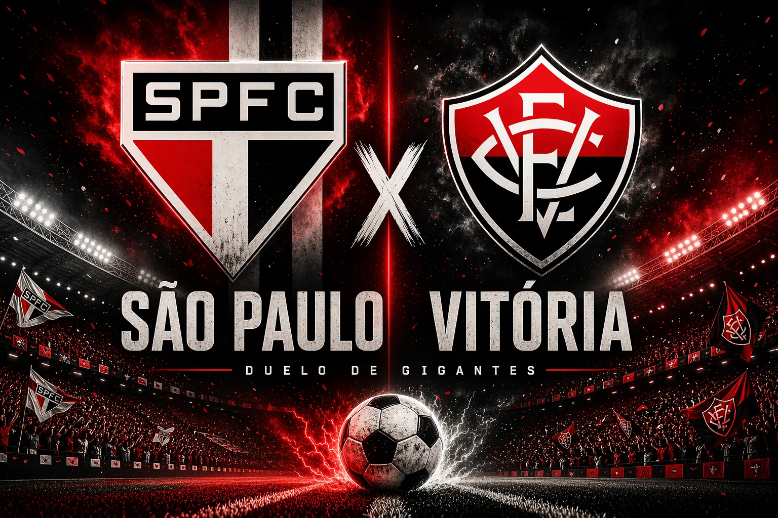 Vitória x São Paulo: onde assistir ao vivo e prováveis escalações; confira