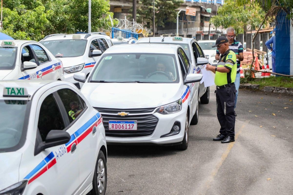 Confira valor de multas caso n&atilde;o seja feita a vistoria dos t&aacute;xis em Salvador; Foto: Bruno Concha/Secom PMS