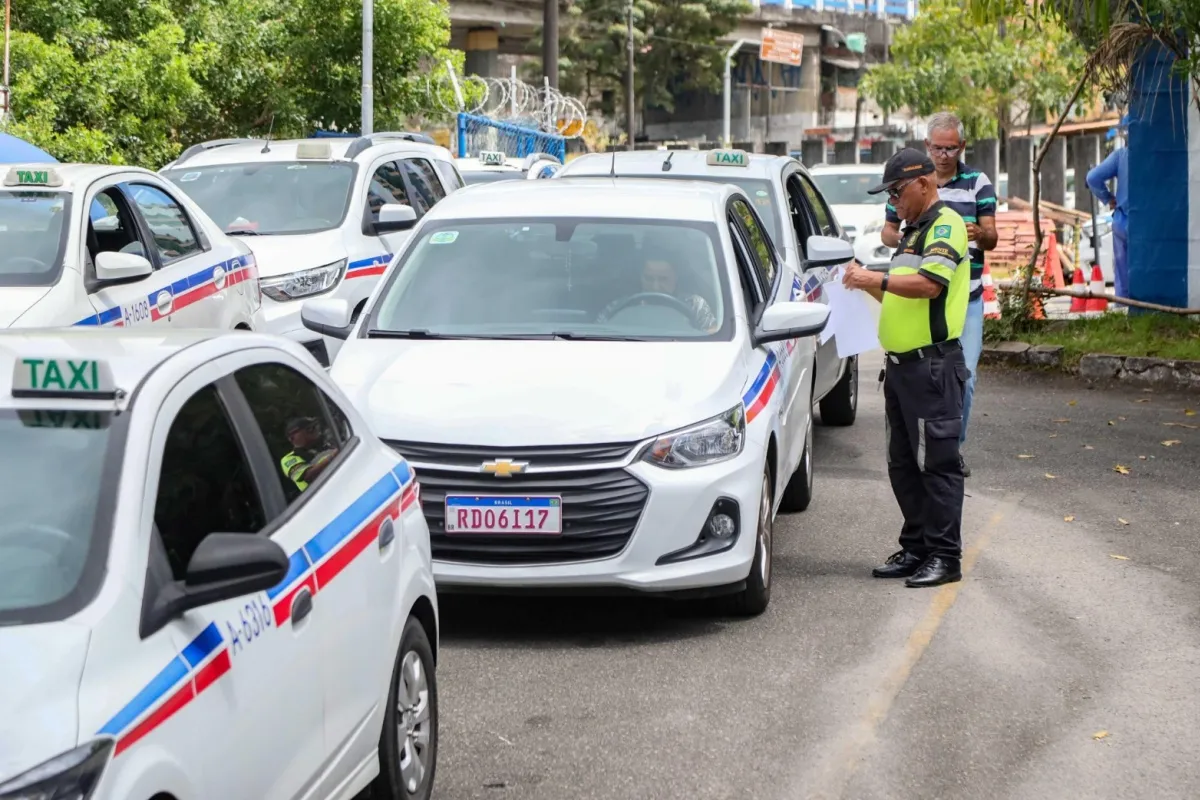 Confira valor de multas caso não seja feita a vistoria dos táxis em Salvador