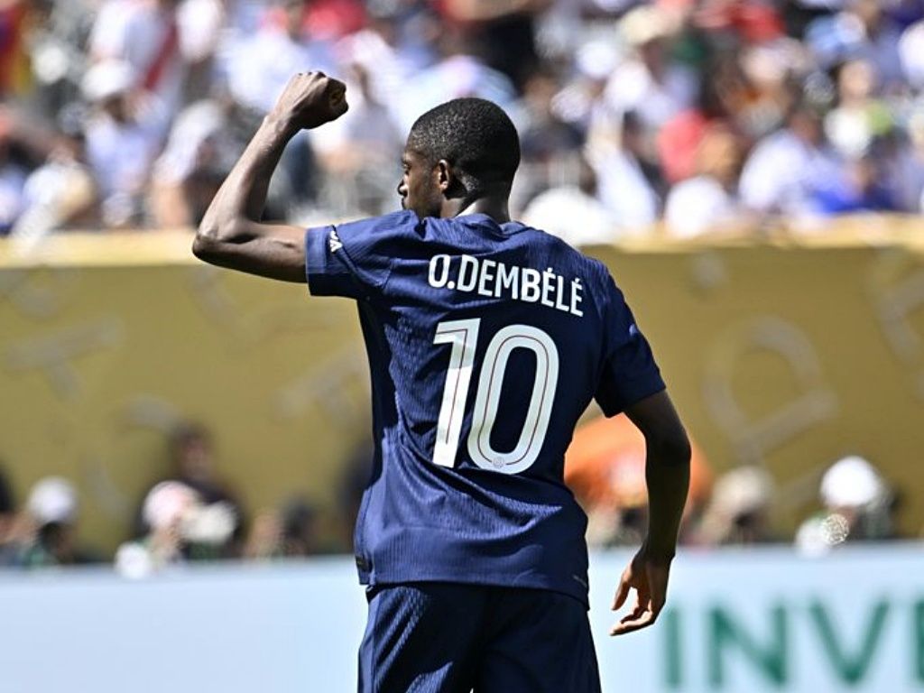 Com gols de Dembelé, Fábian Ruiz (2) e Gonçalo Ramos, o PSG venceu o Real Madrid por 4x0 e disputa a final do Mundial de Clubes. Foto: PSG