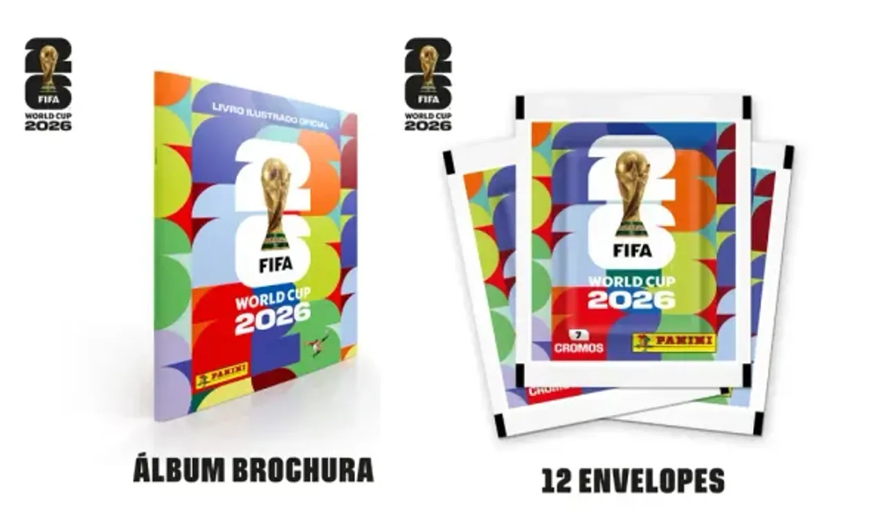 &Aacute;lbum da Copa do Mundo Fifa 2026. Foto: Divulga&ccedil;&atilde;o Panini