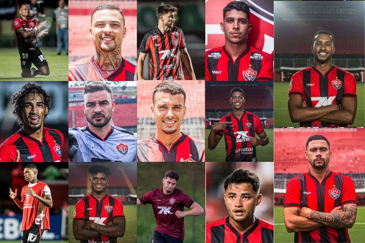 De acordo com levantamento feito pelo Aratu On, metade dos jogadores contratados em 2025 não renderam o esperado e reforçam fala de Fábio Mota sobre erro nas negociações. Foto: Redes Sociais