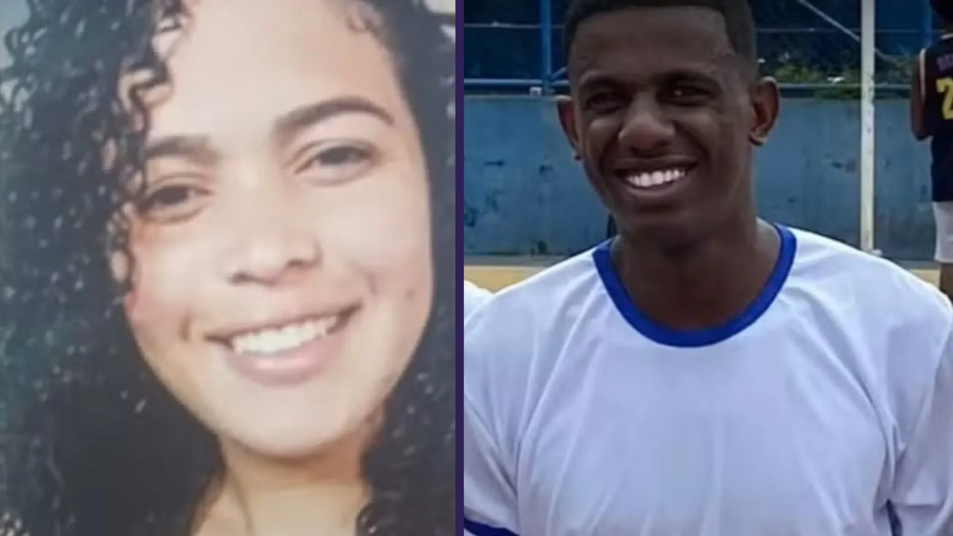 Imagem de vítima e suspeito 