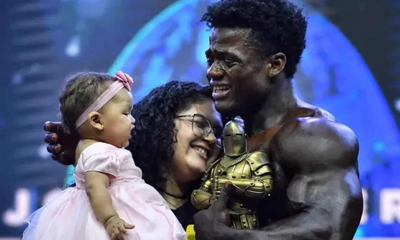 Fisiculturista baiano campe&atilde;o do Olympia Brasil 2025.Foto: redes sociais