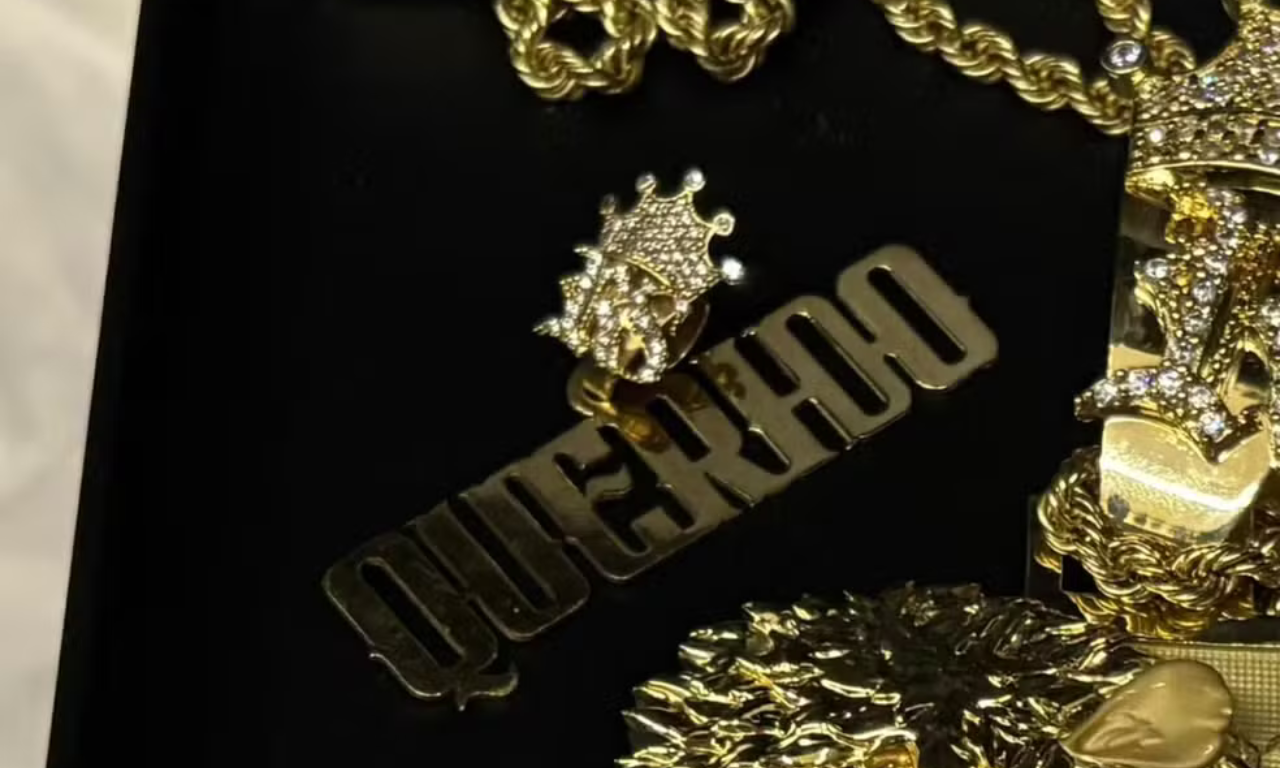 Colar apreendido com suposta advogada do BDM tem apelido de chefe de facção.Foto: Reprodução