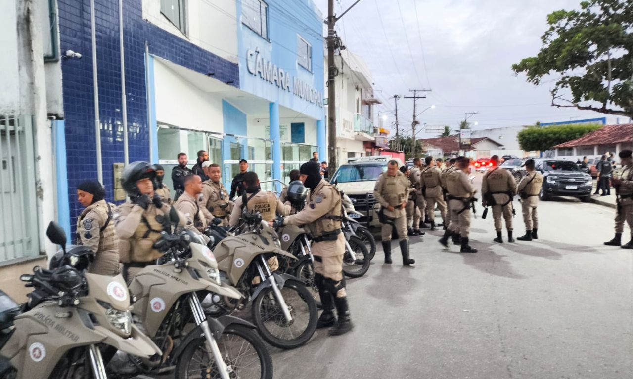 Opera&ccedil;&atilde;o contra fac&ccedil;&otilde;es criminosas em Jequi&eacute;. Foto: divulga&ccedil;&atilde;o | SSP