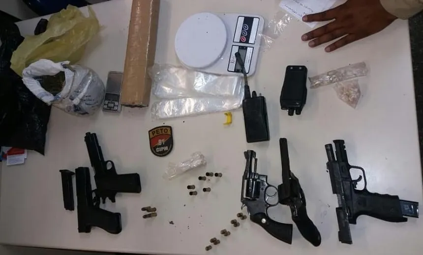 Em “festa do tráfico”, polícia apreende armas e drogas em Itinga; criminosos morrem