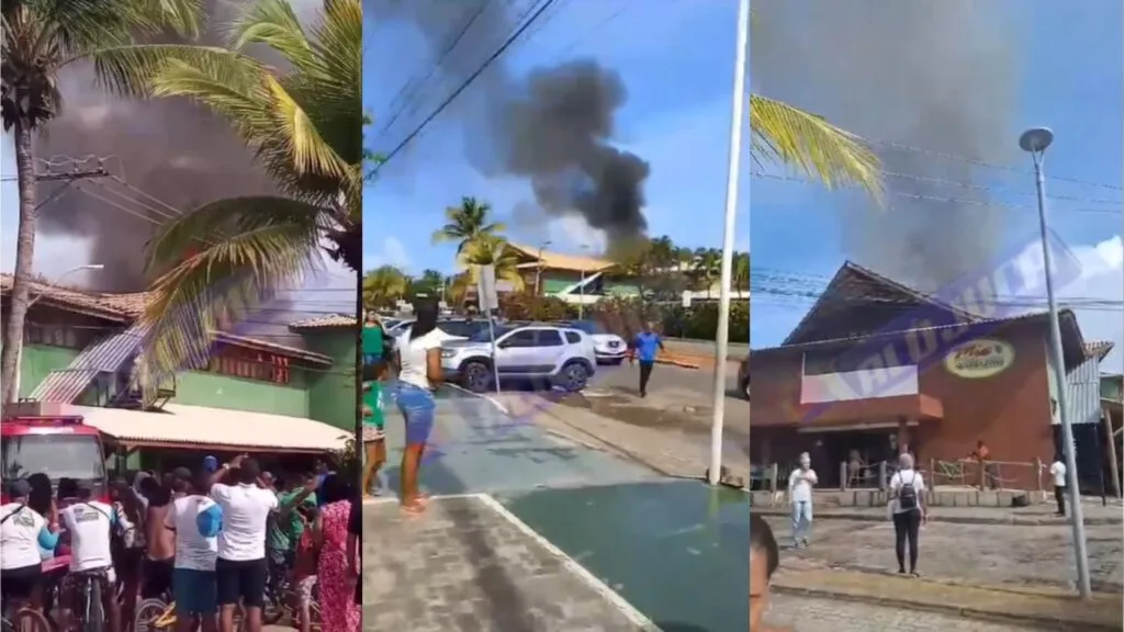 incêndio supermercado mix praia do forte