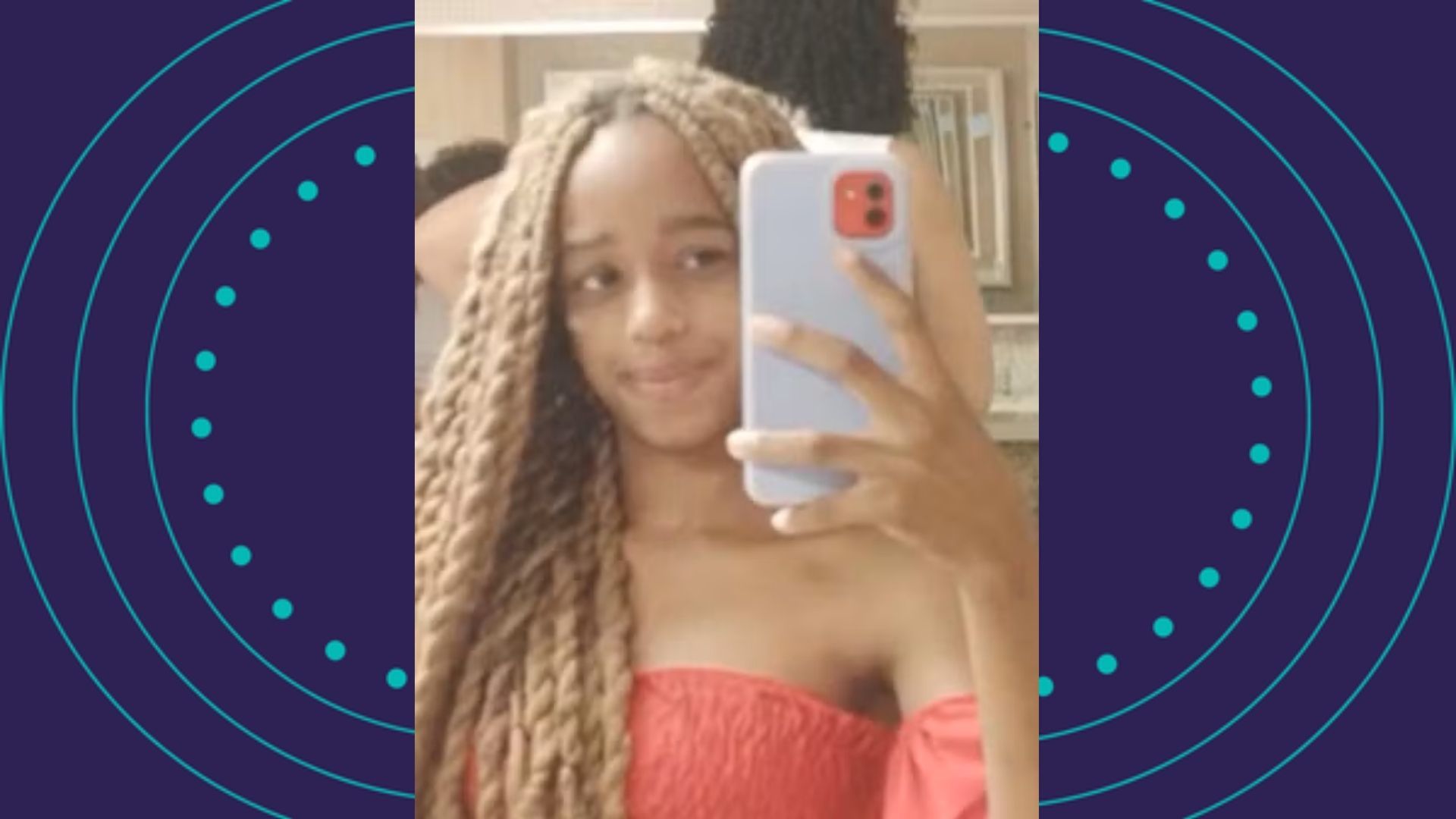 Desaparecimento de Thamiris. Foto: Redes sociais