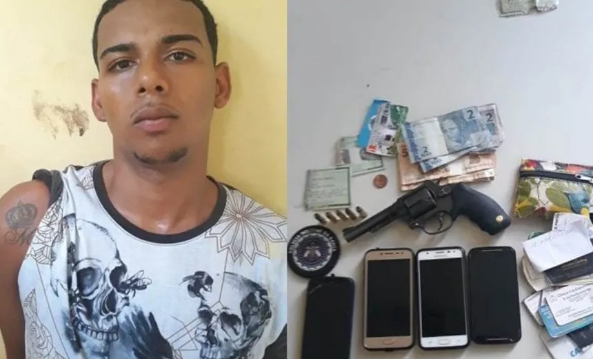 Polícia prende assaltante de transporte alternativo em Amélia Rodrigues