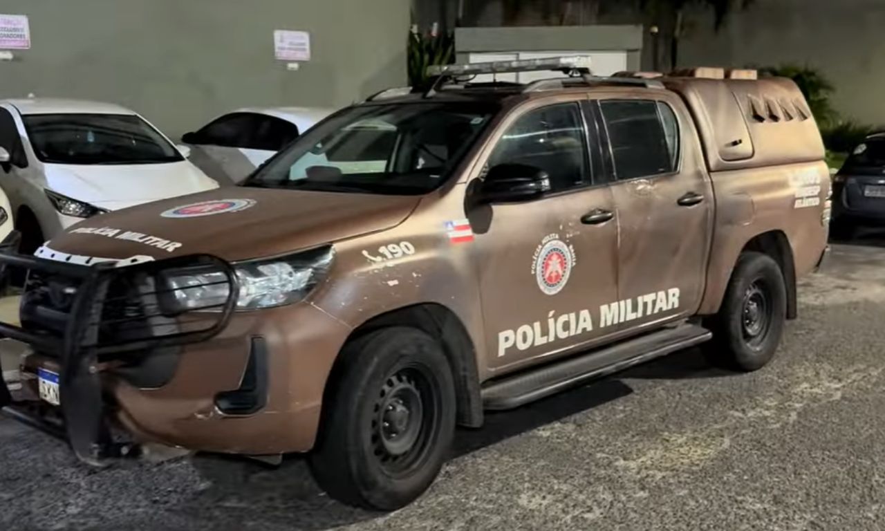 Confronto com a Pol&iacute;cia Militar no Imbu&iacute;, em Salvador. Foto: reprodu&ccedil;&atilde;o | Al&ocirc; Juca