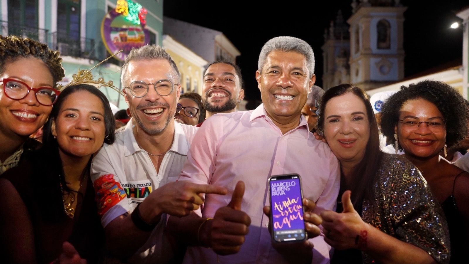 Governador Jerônimo comemora o Óscar do filme | Foto: GOVBA