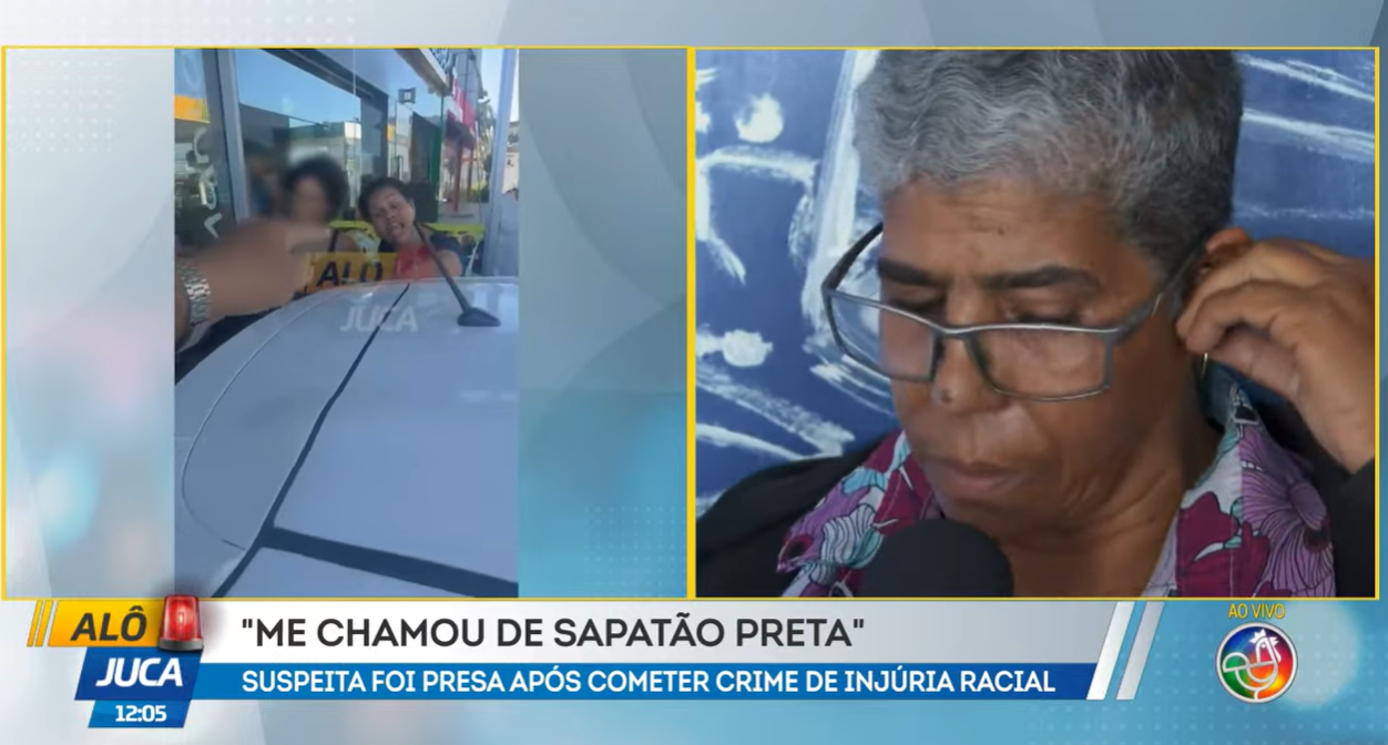 Motorista De Aplicativo Den&uacute;ncia de Inj&uacute;ria Racial; M&eacute;dica &Eacute; Presa Em Lauro De Freitas. Foto: Reprodu&ccedil;&atilde;o TV Aratu 