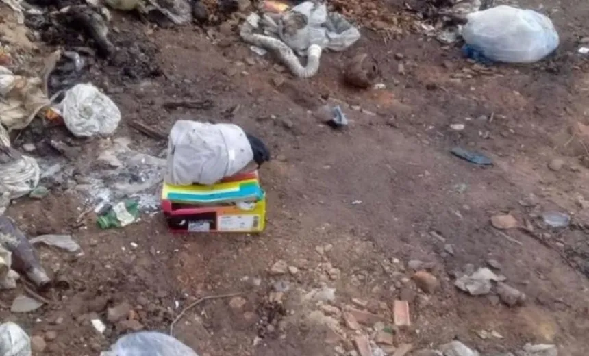 Feto de seis meses é encontrado em aterro sanitário na Bahia