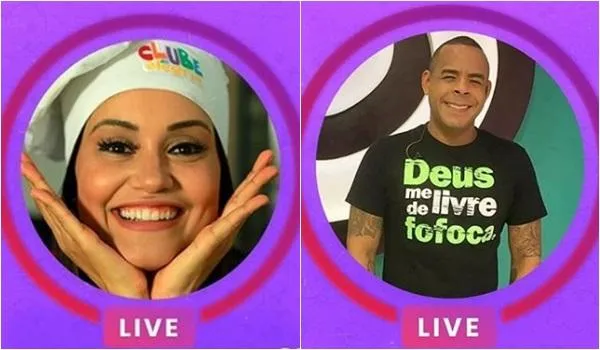 Tia Pri e Alex Lopes ensinam a fazer "cookies" em live pelo Instagram do Clube da Alegria; confira