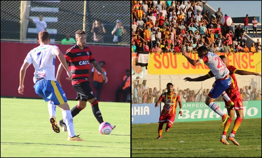 NO SUFOCO: Com dificuldades, dupla BA-VI vence duelos pelo Campeonato Baiano