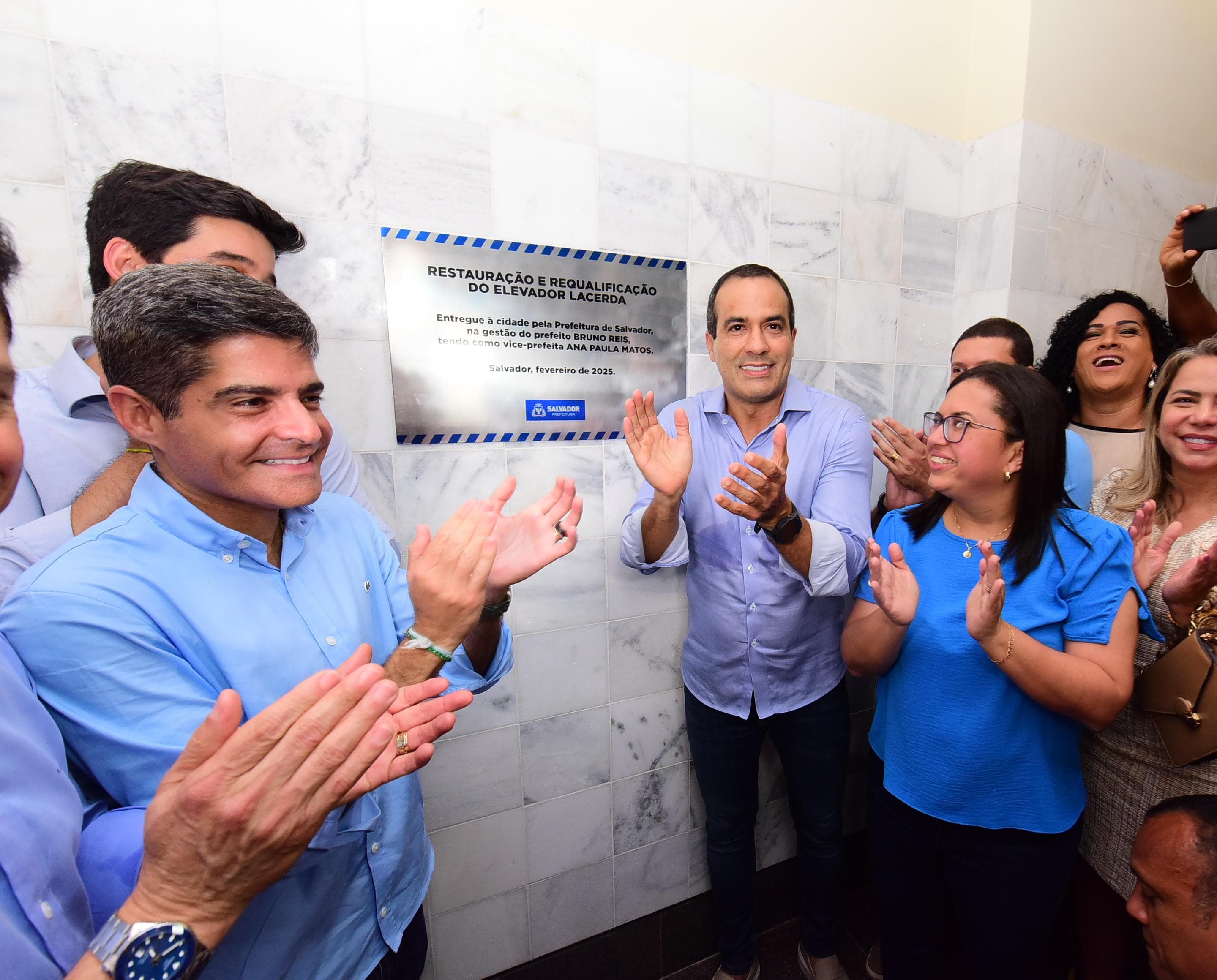 Reinauguração foi realizada na noite desta terça, pelo prefeito Bruno Reis e outras autoridades. Foto: Valter Pontes | Secom PMS