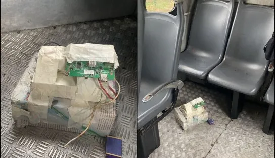 Falso material explosivo é deixado em transporte público na região de Itapuã