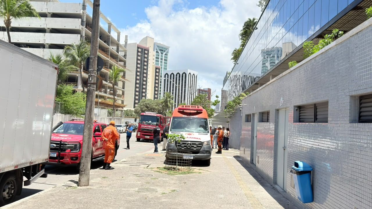 Elevador cai no Condom&iacute;nio Salvador Prime, em Salvador. Foto: Jo&atilde;o Tramm | Aratu On