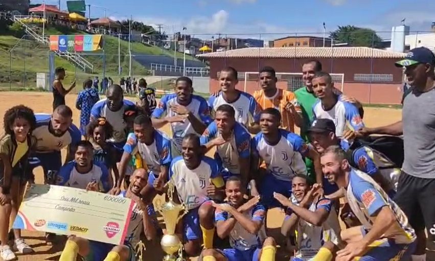 Premiação do Juventus, em 2020, na Copa Cajazeiras. Foto: Acervo Pessoal