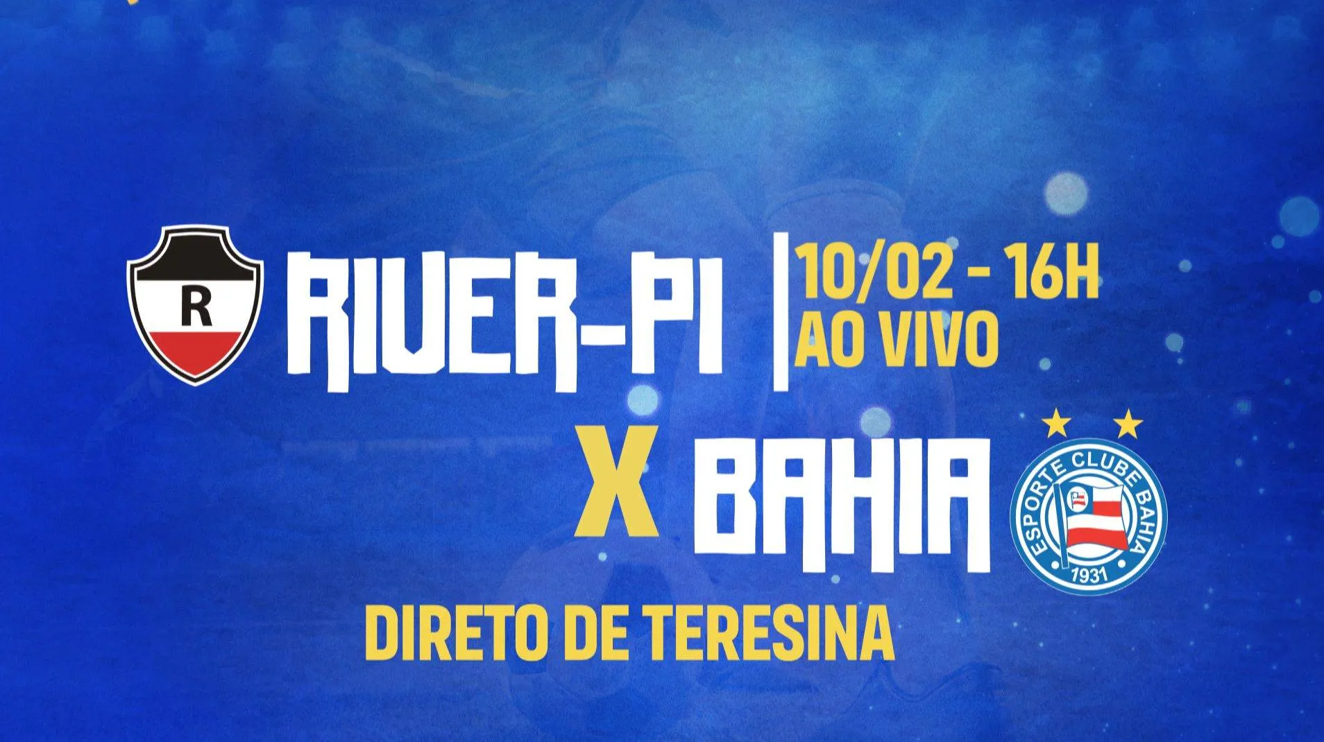 AO VIVO: assista a Bahia x River pela Copa do Nordeste no Aratu On