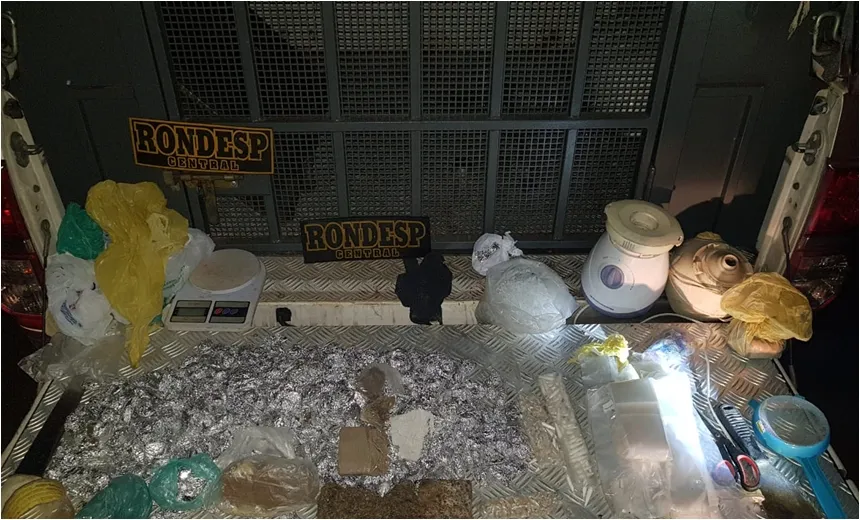 Homem é preso com drogas avaliadas em R$ 27 mil no Arenoso