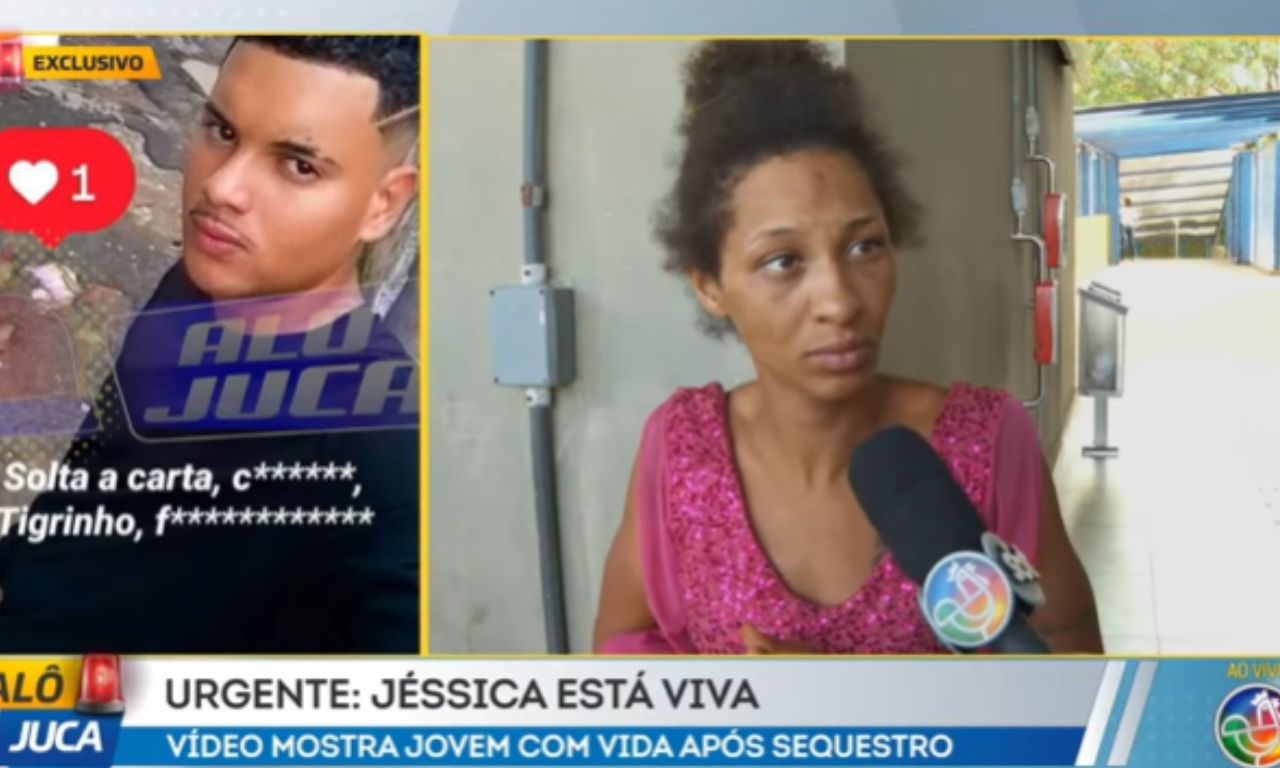 Mulher é sequetrada pelo Tribunal do Crime. Foto: Reprodução | Alô Juca