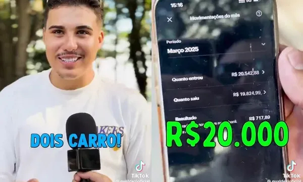 Pedro, do BBB 26, revela faturamento de R$ 20 mil e web reage: 'Personagem'