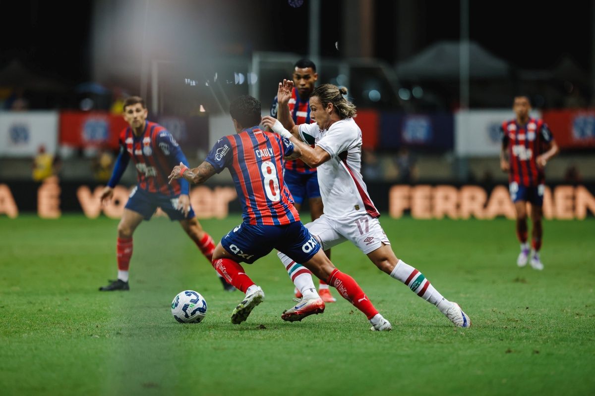 O Bahia venceu o Fluminense por 1x0, na Arena Fonte Nova, e garante uma vantagem importante na Copa do Brasil. Foto: Letícia Martins/EC Bahia