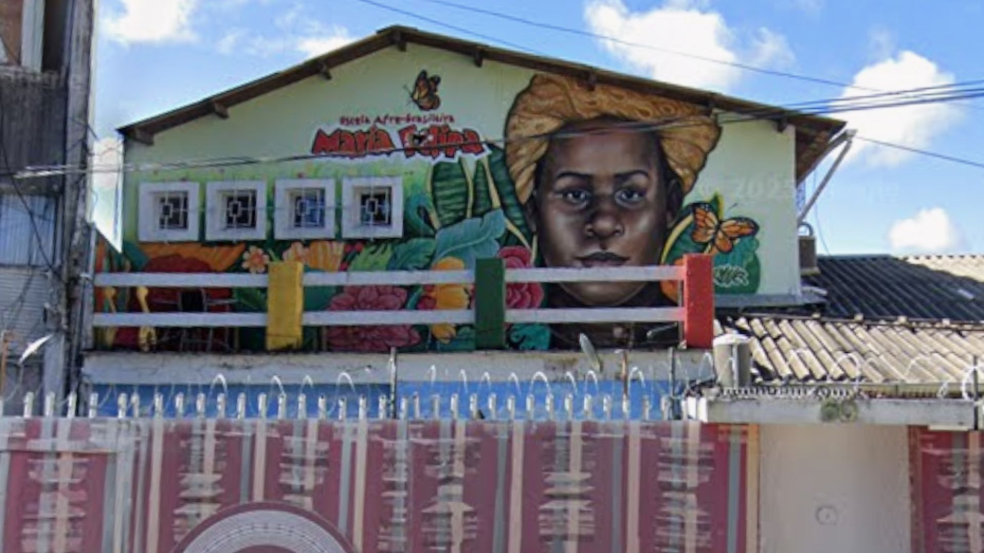 Escola Afro Brasileira Maria Felipa. Foto: Google Street View