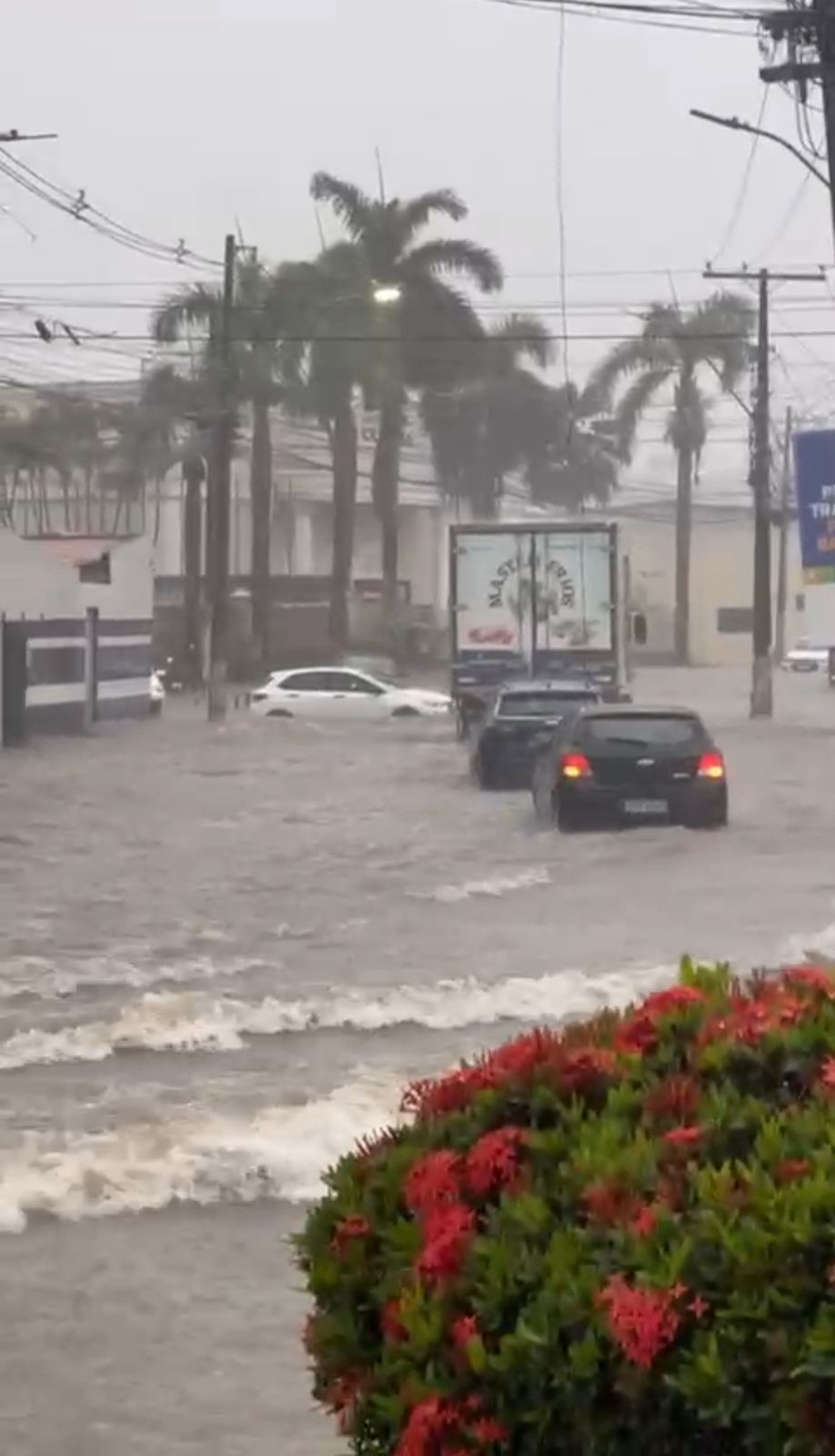 O evento gospel foi adiado devido as chuvas fortes em Lauro de Freitas. Foto: Redes Sociais