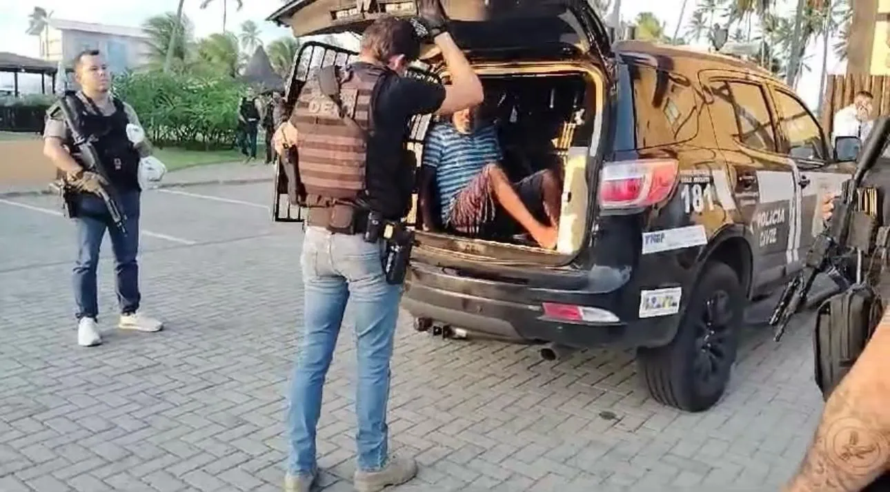 líder jogo do bicho preso em praia do forte