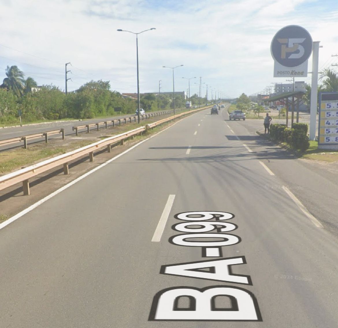 Acidente com vítima é registrado em frente ; Foto: Reprodução/Google Street View