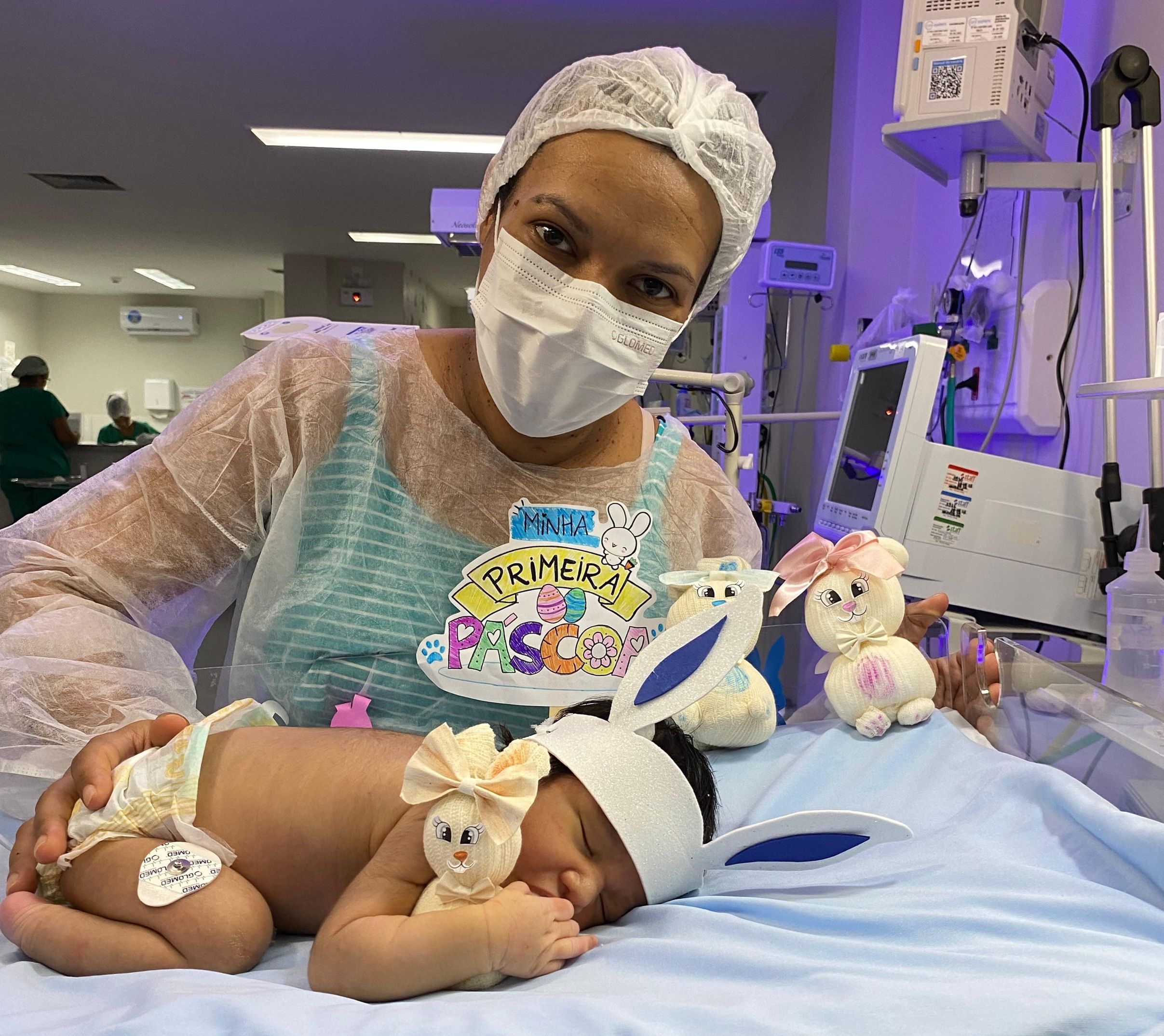 Páscoa Na Maternidade Na Bahia É Marcada Por Ensaio Com Bebês