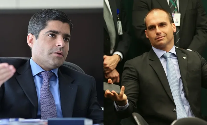 Eduardo Bolsonaro defende novo AI-5 "se esquerda radicalizar; ACM Neto reage: "afronta à democracia"