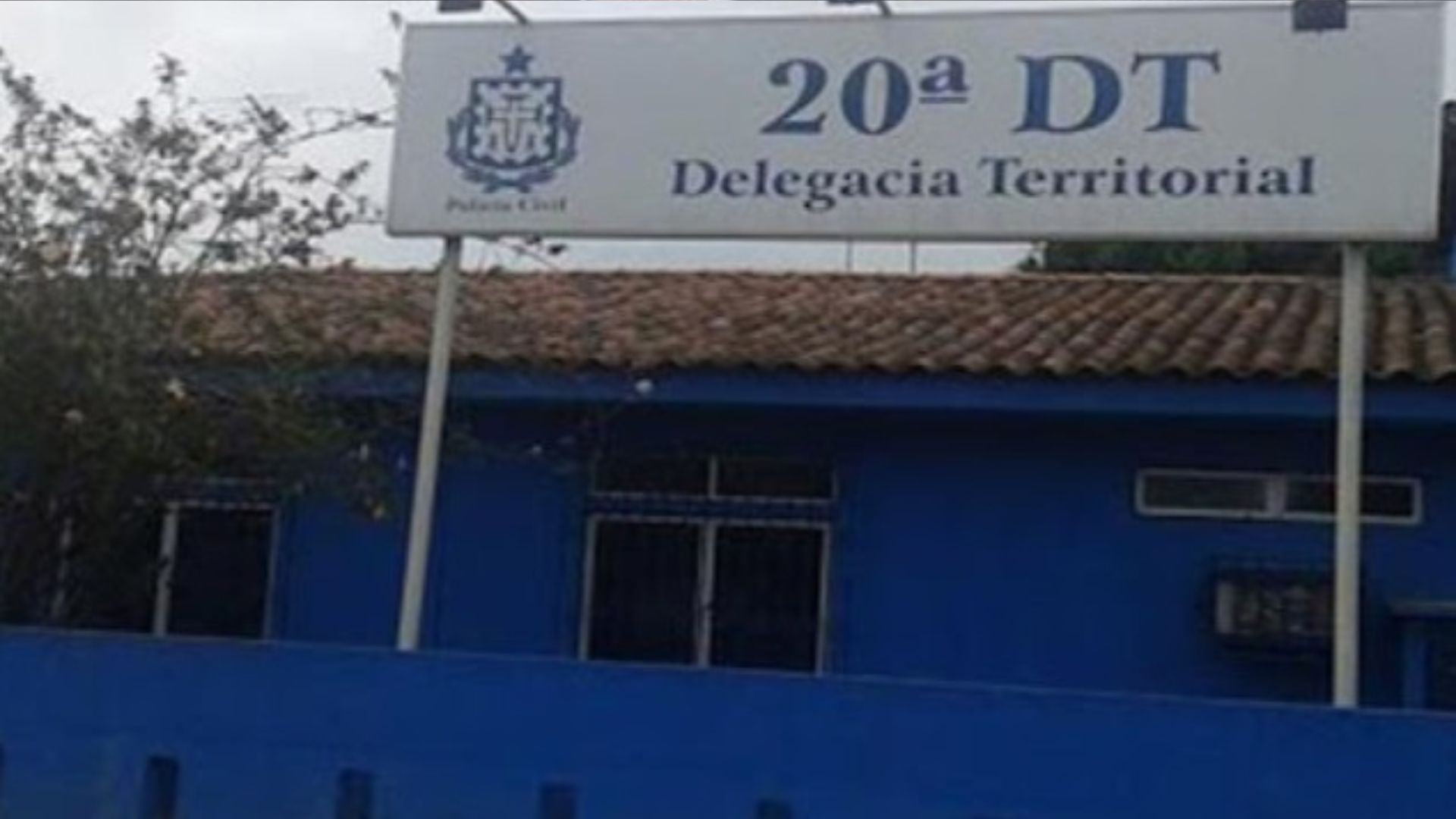 O suspeito foi levado para a Delegacia de Candeias. Foto: Reprodução