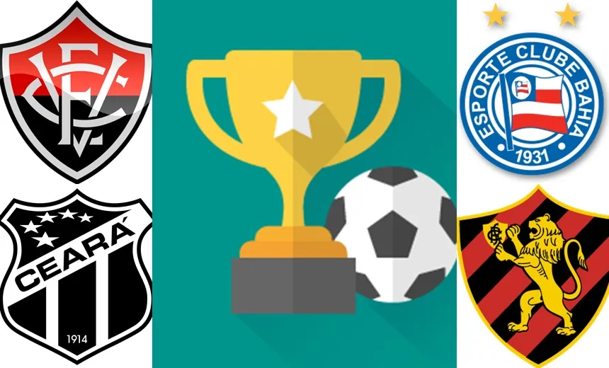 Com presença de Sport, Bahia, Vitória e Ceará, Série A terá recorde de nordestinos em 2018