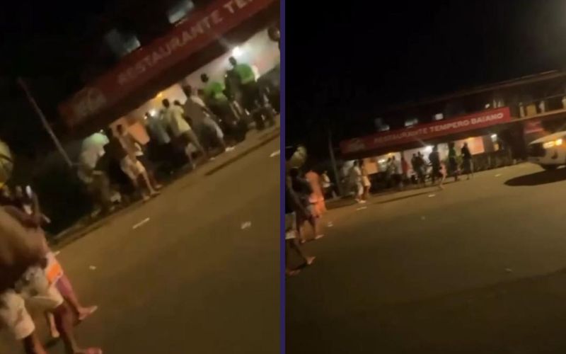 Ap&oacute;s o inc&ecirc;ndio, a &aacute;rea foi isolada por seguran&ccedil;a, e o funcionamento do restaurante deve permanecer suspenso at&eacute; a conclus&atilde;o da per&iacute;cia t&eacute;cnica/Foto: Reprodu&ccedil;&atilde;o