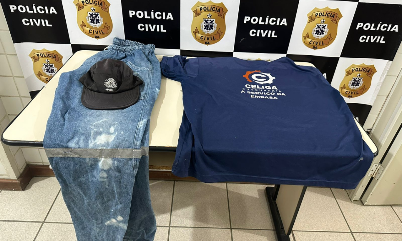 Homem é preso após se passar por funcionário para roubar casa na Bahia.Foto: Polícia Civil