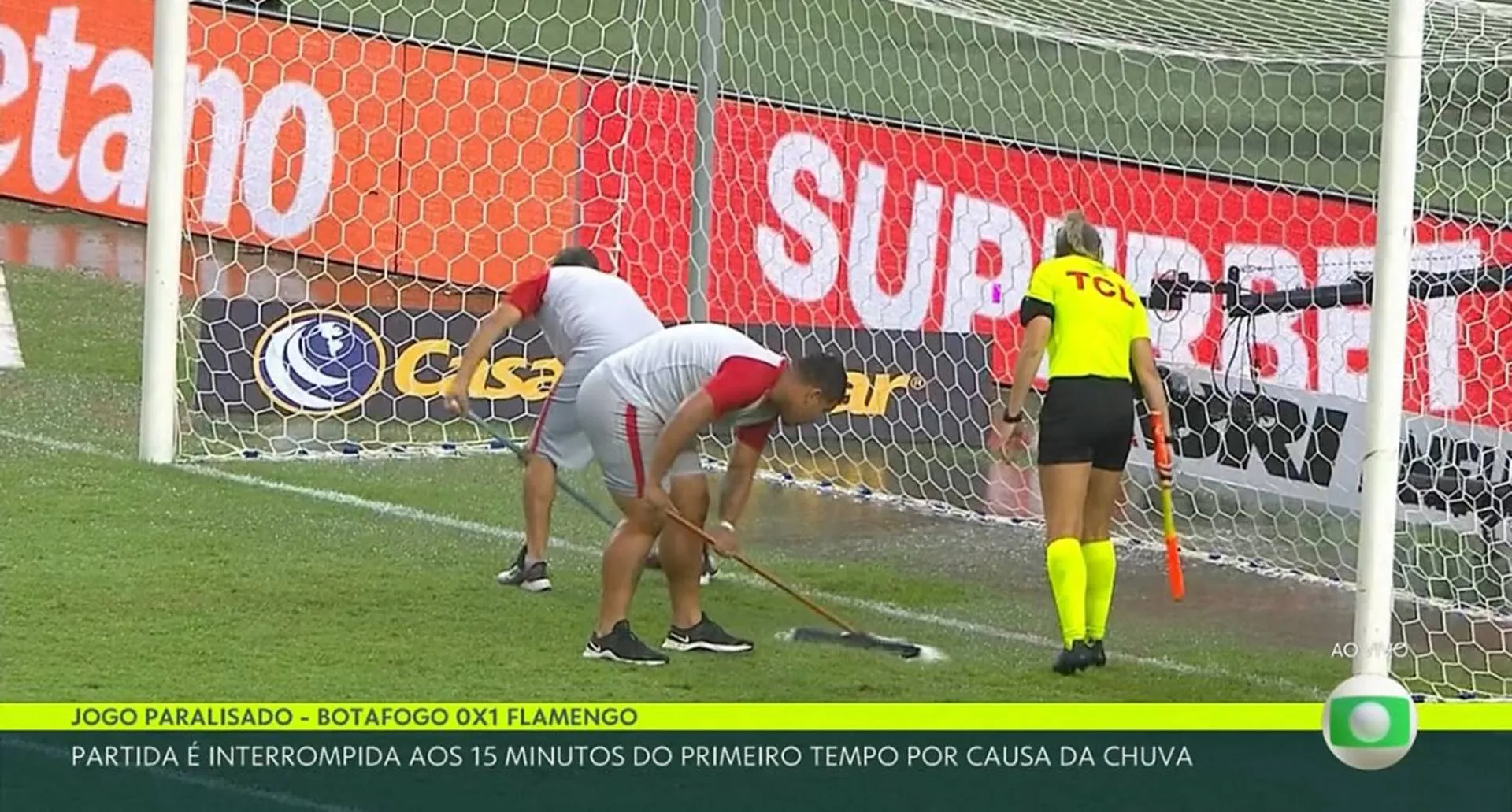 Chuva no Mangueirão, Belém (PA) - final da Supercopa
